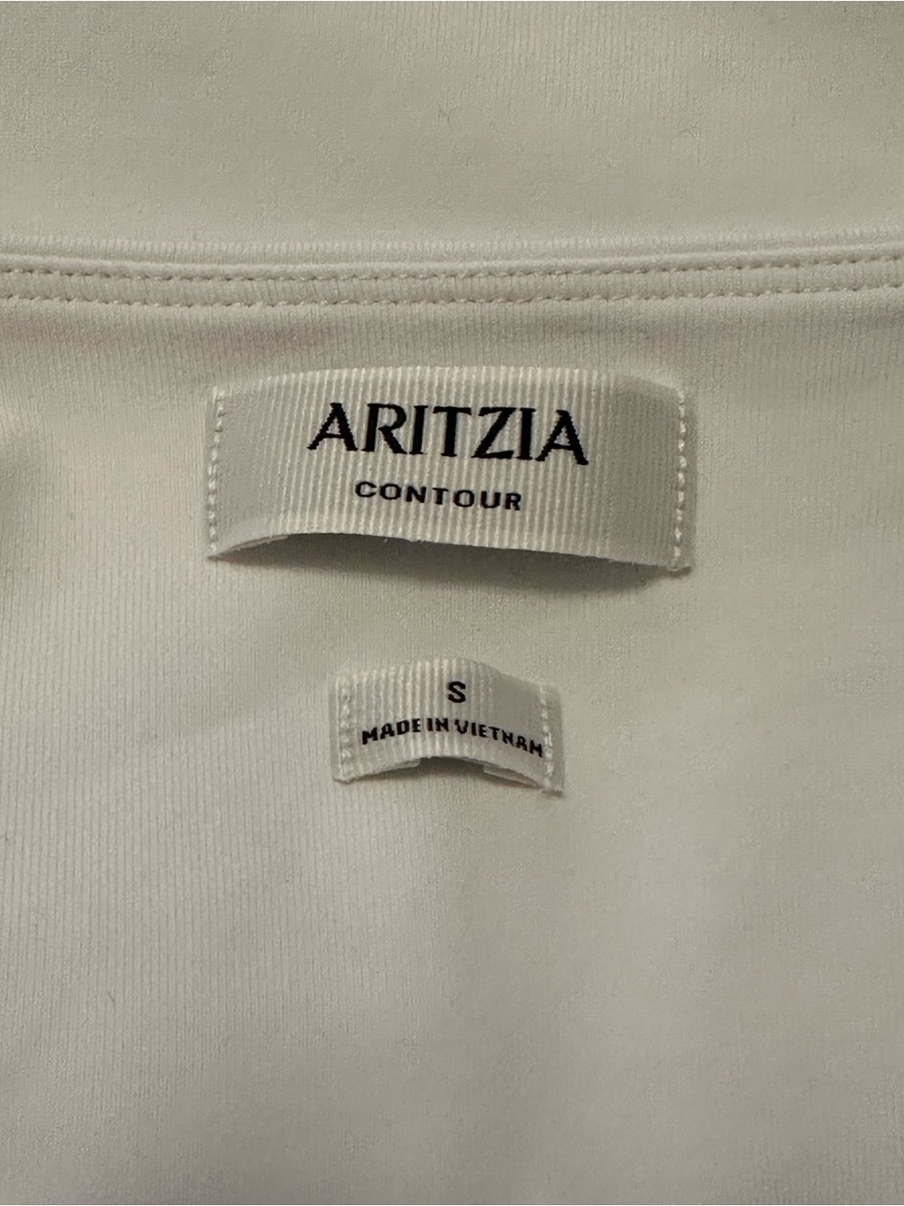 Aritzia White Contour Twist-Front Strapless Top - Picture 3 of 3